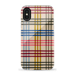Colorful Plaid | Kitty and Vibe Holiday Case Phone Case Casetry Essential iPhone X / XS 