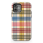 Colorful Plaid | Kitty and Vibe Holiday Case Phone Case Casetry Essential + MagSafe® iPhone 12 Pro