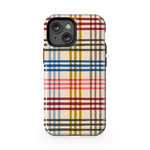 Colorful Plaid | Kitty and Vibe Holiday Case Phone Case Casetry Essential + MagSafe® iPhone 13 Mini
