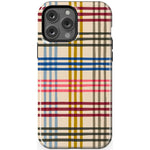 Colorful Plaid | Kitty and Vibe Holiday Case Phone Case Casetry Essential + MagSafe® iPhone 13 Pro Max