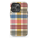 Colorful Plaid | Kitty and Vibe Holiday Case Phone Case Casetry Essential + MagSafe® iPhone 13 Pro