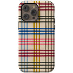 Colorful Plaid | Kitty and Vibe Holiday Case Phone Case Casetry Essential + MagSafe® iPhone 14 Pro Max