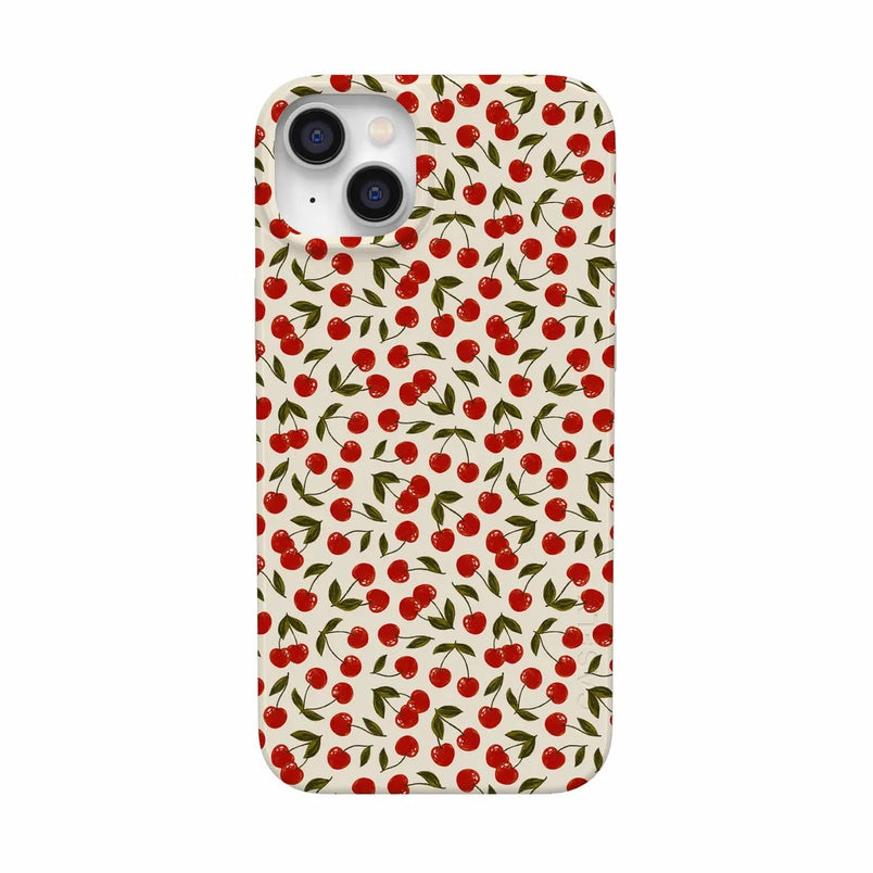Cherry on Top | Red Cherries Case iPhone Case get.casely Classic + MagSafe® iPhone 14 Plus 