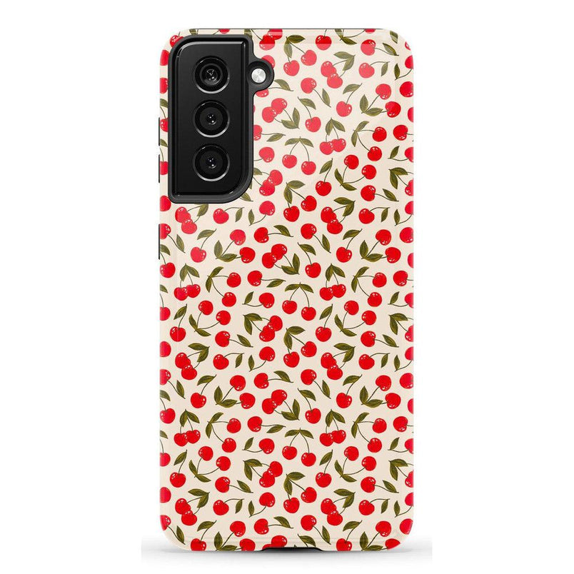 Cherry on Top | Red Cherry Case iPhone Case get.casely Essential Galaxy S21
