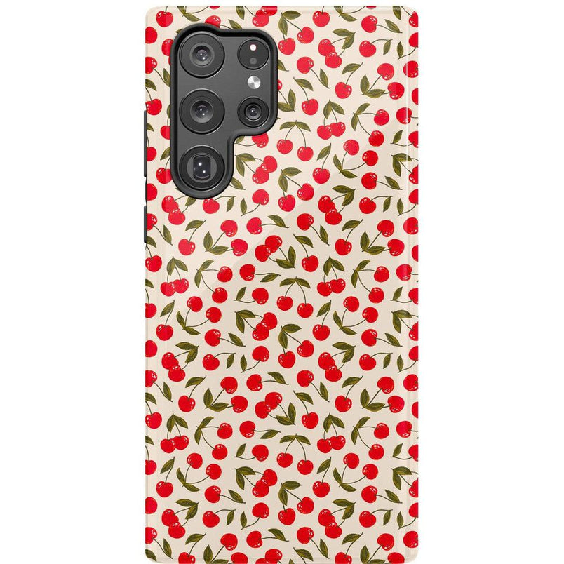 Cherry on Top | Red Cherry Case iPhone Case get.casely Essential Galaxy S22 Ultra