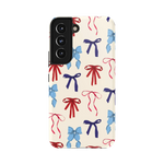 American Girlie | Red White & Blue Bows Case - Galaxy S22