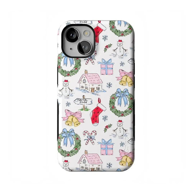 Christmas Morning | Vintage Cartoon Case Phone Case Casetry Bold Flex + MagSafe® iPhone 13