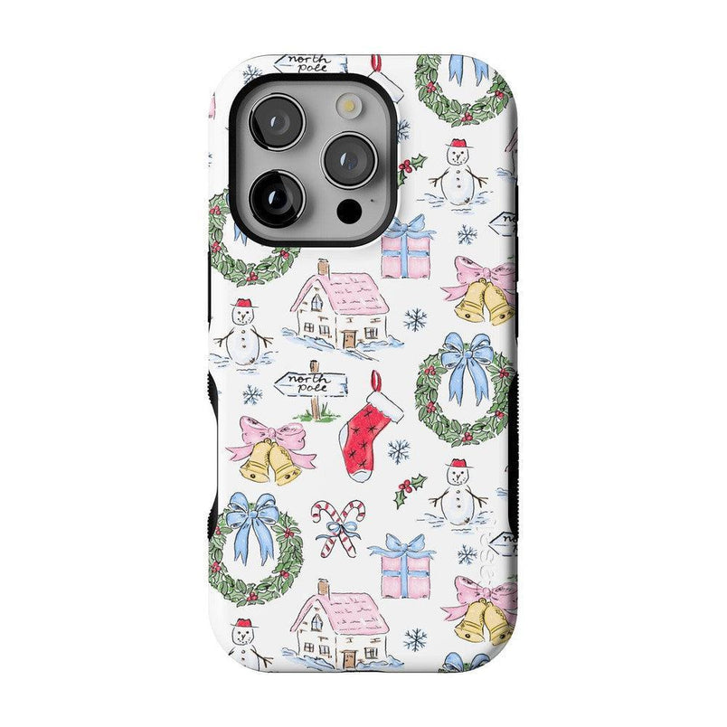 Christmas Morning | Vintage Cartoon Case Phone Case Casetry Bold + MagSafe® iPhone 16 Pro