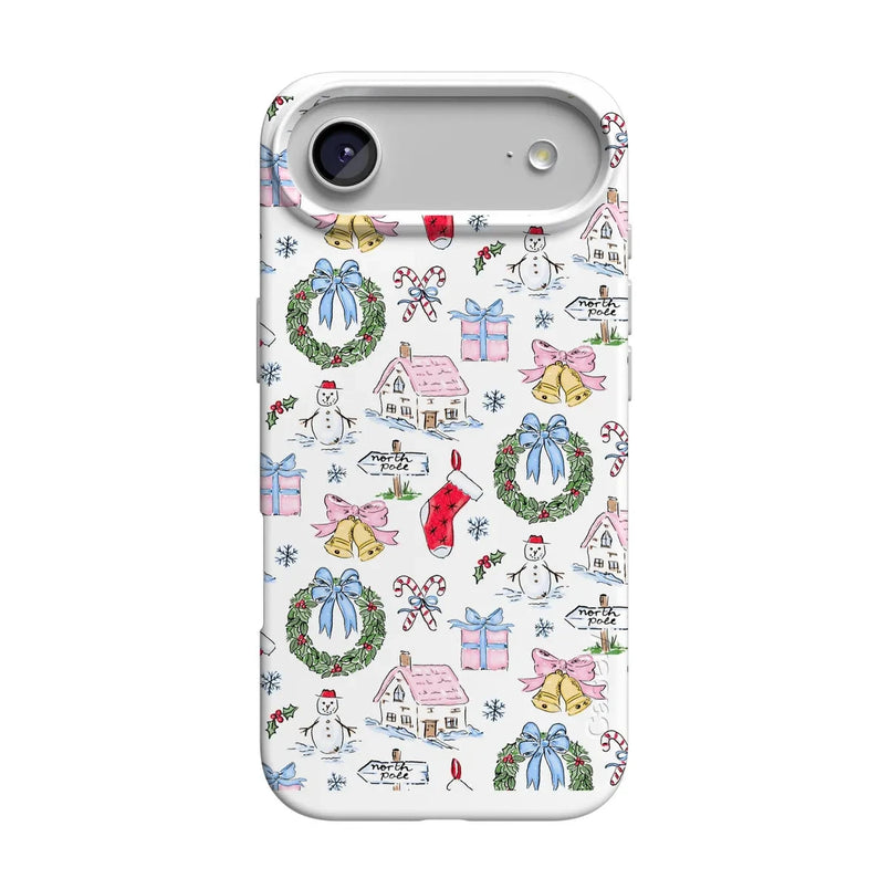 Christmas Morning | Vintage Cartoon Case Phone Case Casetry Classic + MagSafe® iPhone 17 Air 