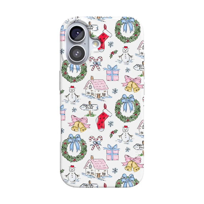 Christmas Morning | Vintage Cartoon Case Phone Case Casetry Classic + MagSafe® iPhone 17 