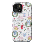 Christmas Morning | Vintage Cartoon Case Phone Case Casetry Essential + MagSafe® iPhone 15