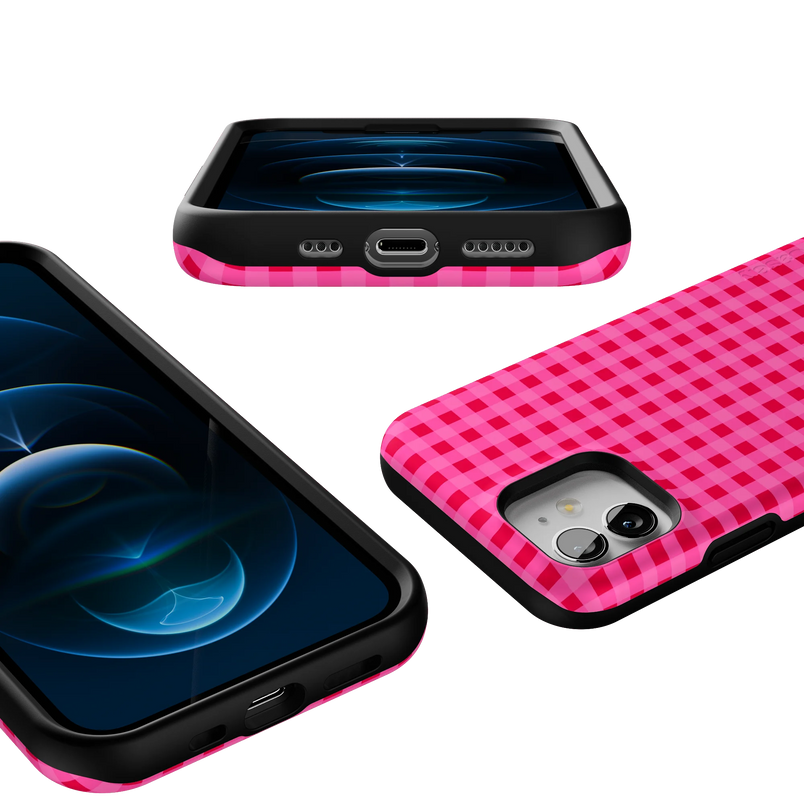 Sweet Jam | Hot Pink Gingham Case