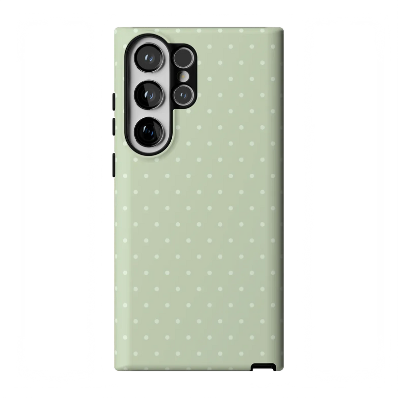 On the Dot | Green Polka Dot Case