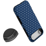 On the Dot | Navy Polka Dot Case