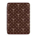 Teddy Bows | Brown Polka Dot Kindle Case | Casely