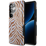 Untamed | Brown & Blue Zebra Case