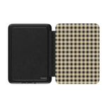 Cedar Lane | Black & Cream Gingham Kindle Case