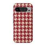 Scarlet Stitch | Red Houndstooth Case