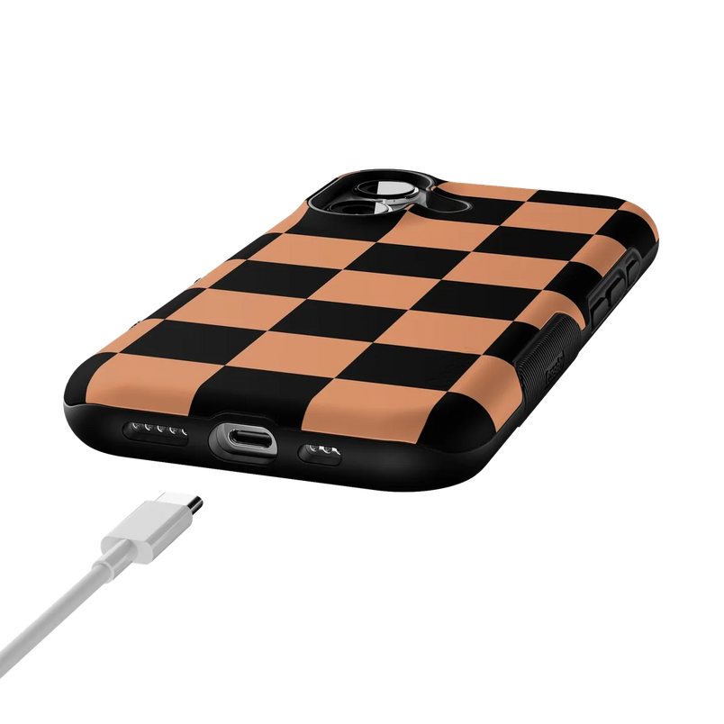 Fit Check | Black & Brown Checkerboard Case