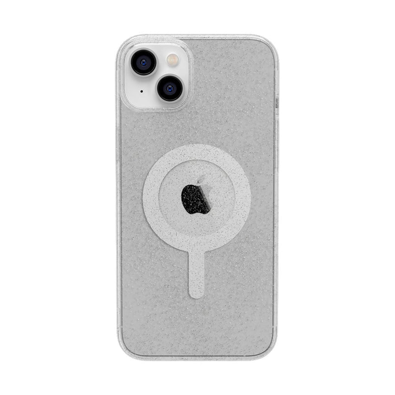 Clear Skies | Clear Shimmer Case iPhone Case get.casely Classic + MagSafe® iPhone 15 Plus 