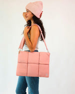 Cloud Carryall | Blush Laptop Bag get.casely 