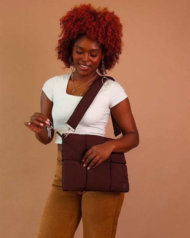 Cloud Carryall | Cocoa Laptop Bag get.casely 