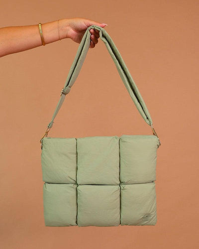 Cloud Carryall | Sage Laptop Bag get.casely 
