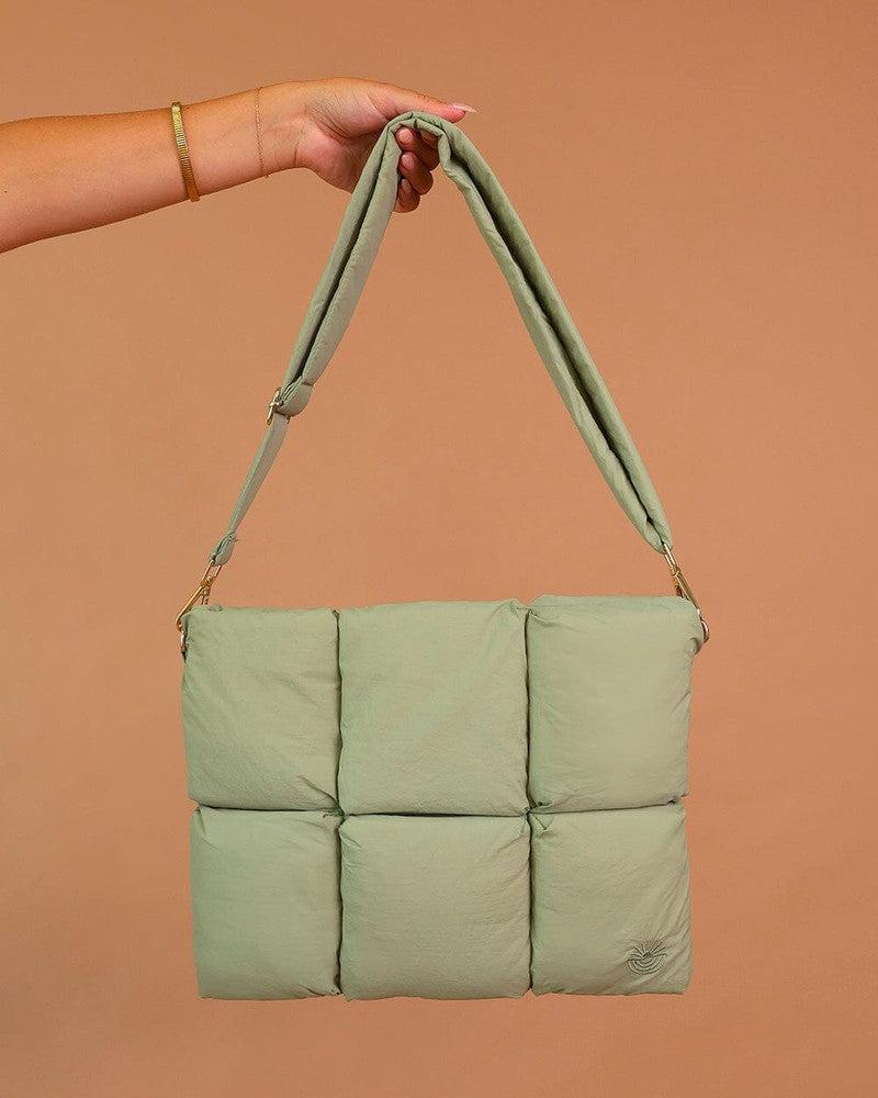 Cloud Carryall | Sage Laptop Bag get.casely 
