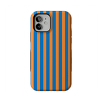 Go New York | Blue & Orange Stripes Case - iPhone 12