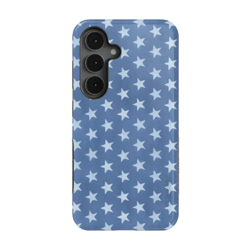 Coastal Blues | Denim Stars Case Phone Case Casetry Bold Flex + MagSafe® Galaxy S25 