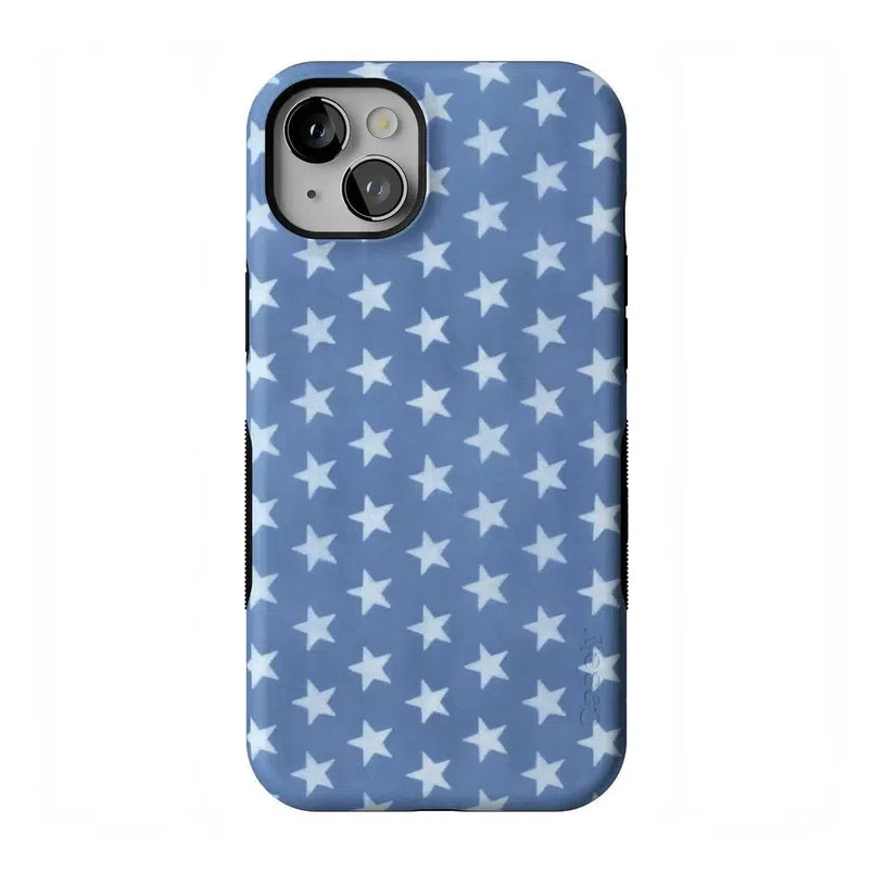 Coastal Blues | Denim Stars Case Phone Case Casetry Bold Flex + MagSafe® iPhone 14 Plus
