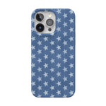 Coastal Blues | Denim Stars Case Phone Case Casetry Classic + MagSafe® iPhone 15 Pro Max 