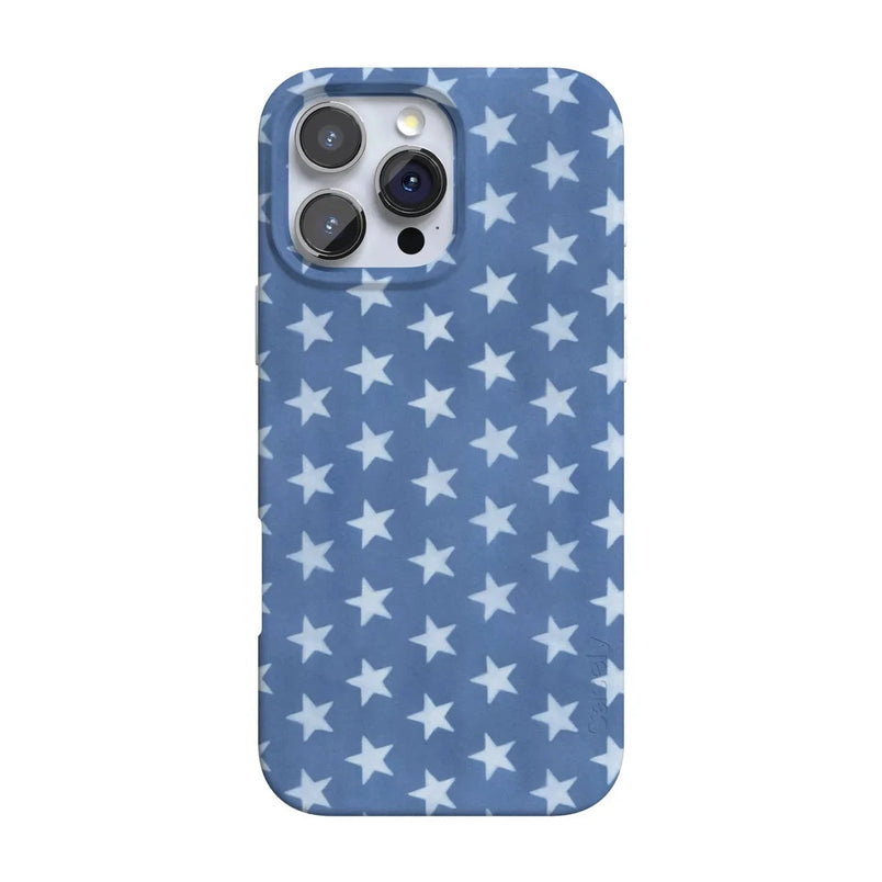 Coastal Blues | Denim Stars Case Phone Case Casetry Classic + MagSafe® iPhone 16 Pro Max 