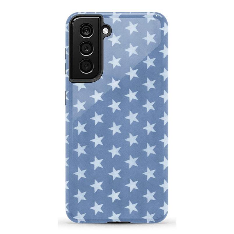 Coastal Blues | Denim Stars Case Phone Case Casetry Essential Galaxy S21