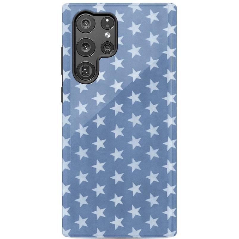Coastal Blues | Denim Stars Case Phone Case Casetry Essential Galaxy S22 Ultra