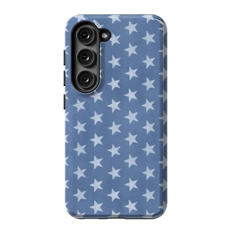 Coastal Blues | Denim Stars Case Phone Case Casetry Essential Galaxy S23