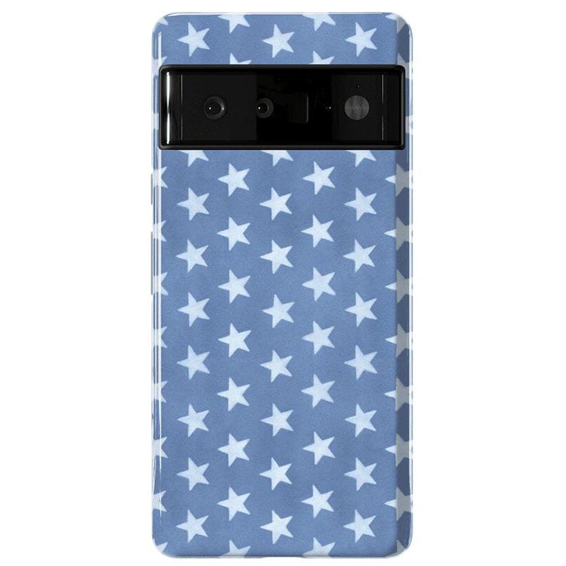 Coastal Blues | Denim Stars Case Phone Case Casetry Essential Google Pixel 6 Pro