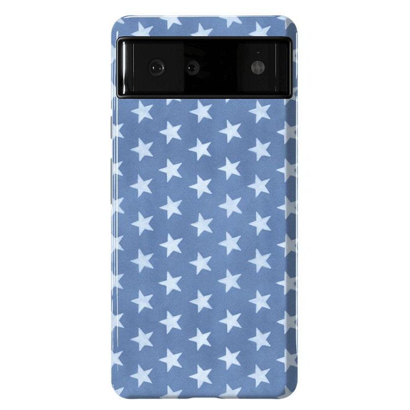 Coastal Blues | Denim Stars Case Phone Case Casetry Essential Google Pixel 6