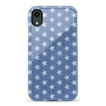 Coastal Blues | Denim Stars Case Phone Case Casetry Essential iPhone XR 