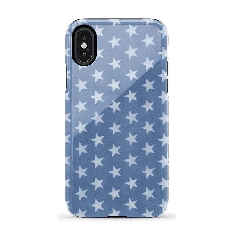 Coastal Blues | Denim Stars Case Phone Case Casetry Essential iPhone XS Max 
