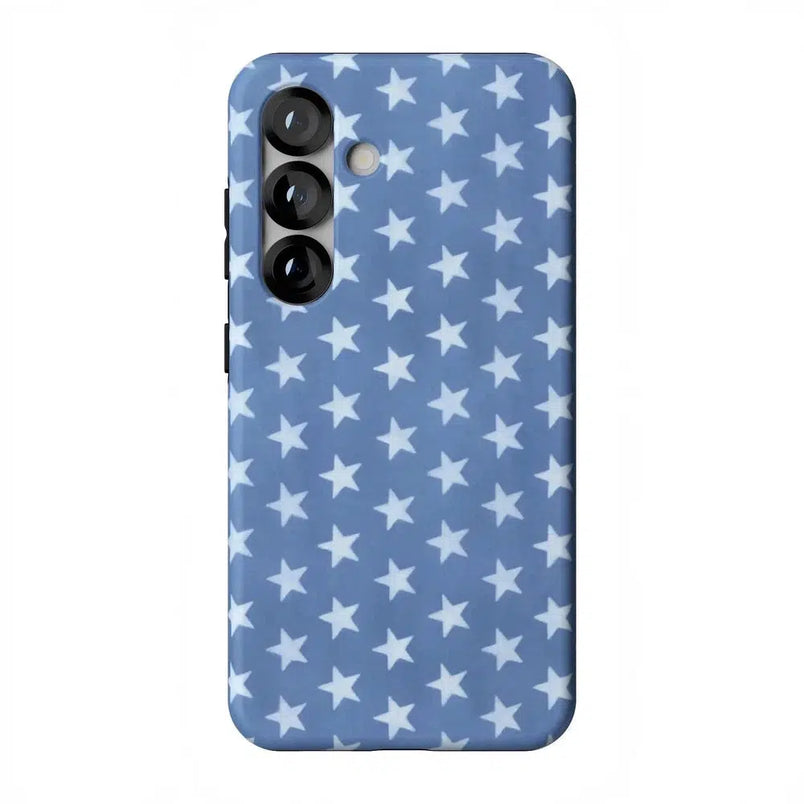Coastal Blues | Denim Stars Case Phone Case Casetry Essential + MagSafe® Galaxy S25