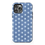 Coastal Blues | Denim Stars Case Phone Case Casetry Essential + MagSafe® iPhone 12 Pro