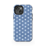 Coastal Blues | Denim Stars Case Phone Case Casetry Essential + MagSafe® iPhone 13 Mini