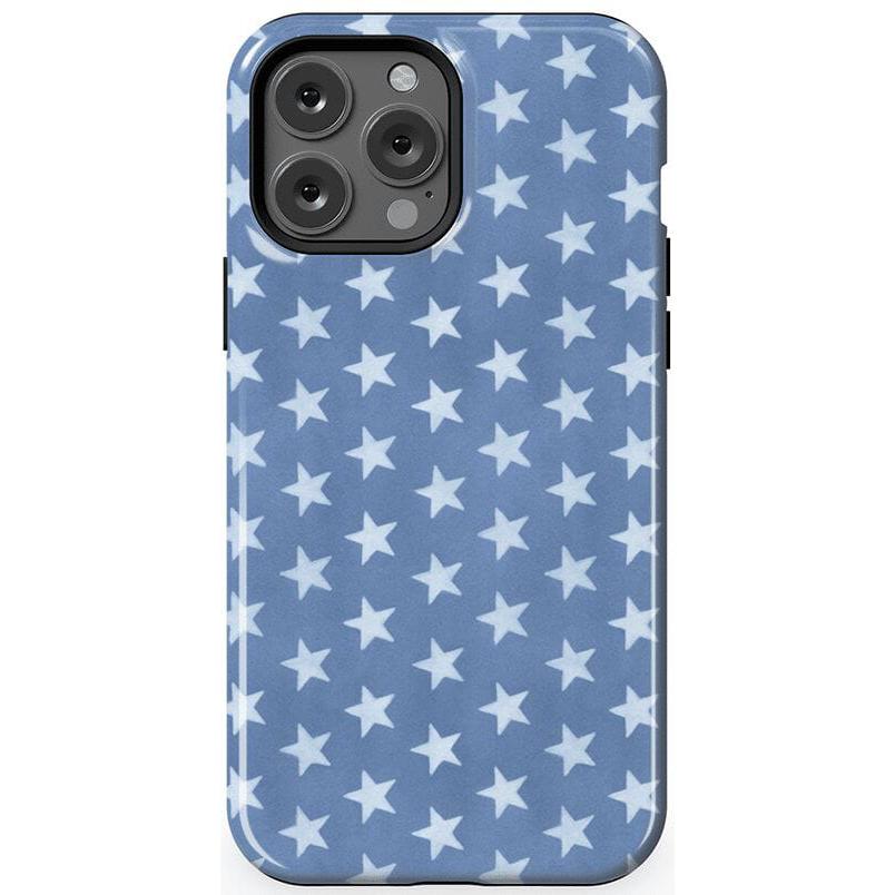 Coastal Blues | Denim Stars Case Phone Case Casetry Essential + MagSafe® iPhone 13 Pro Max