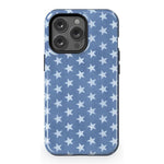 Coastal Blues | Denim Stars Case Phone Case Casetry Essential + MagSafe® iPhone 13 Pro