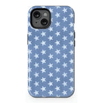 Coastal Blues | Denim Stars Case Phone Case Casetry Essential + MagSafe® iPhone 13