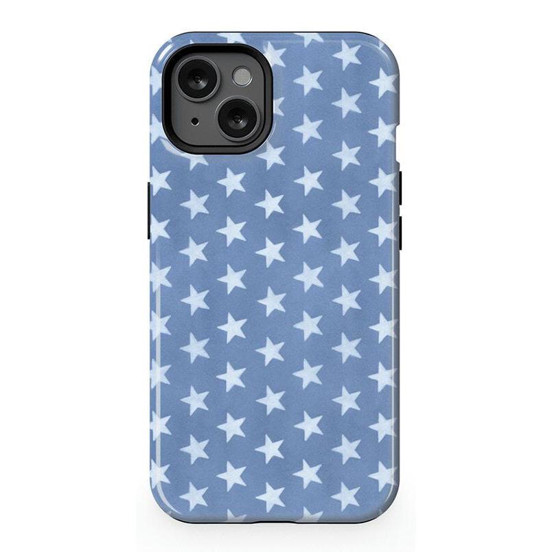Coastal Blues | Denim Stars Case Phone Case Casetry Essential + MagSafe® iPhone 13