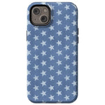 Coastal Blues | Denim Stars Case Phone Case Casetry Essential + MagSafe® iPhone 14 Plus