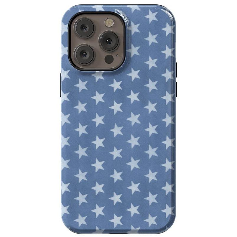 Coastal Blues | Denim Stars Case Phone Case Casetry Essential + MagSafe® iPhone 14 Pro Max