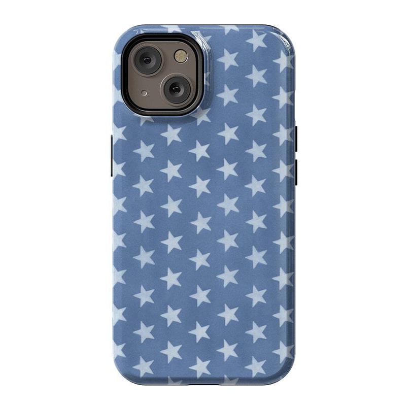 Coastal Blues | Denim Stars Case Phone Case Casetry Essential + MagSafe® iPhone 14